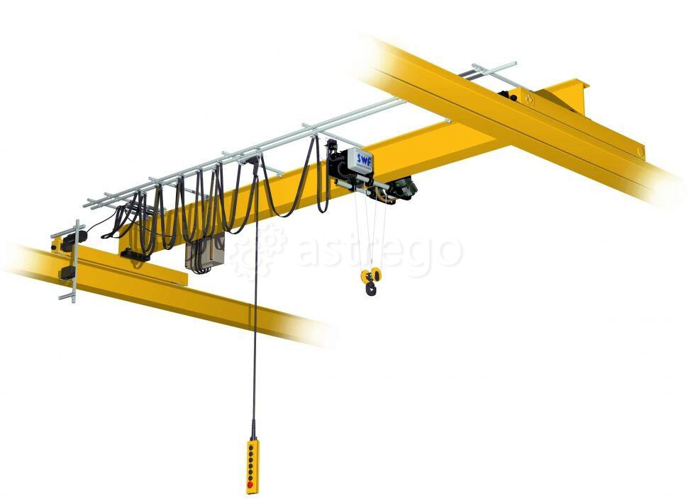 Кран мостовой однобалочный подвесной однопролётный 2 т пролет 12,0 м Хабаровск - изображение 1