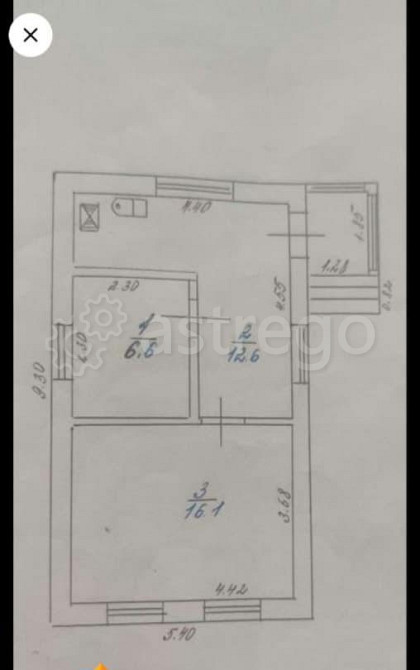 Дом, 35 м2, 5 соток, 1 эт. Яблоновский - изображение 1