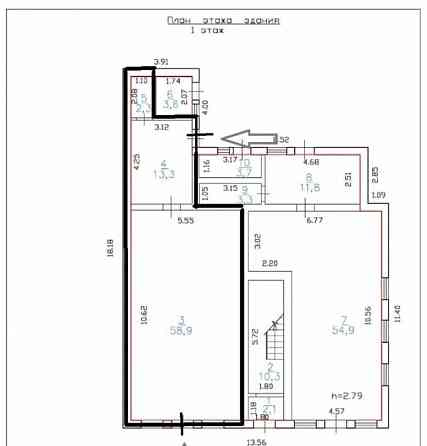 Торговое помещение, 74.5 м2 Старый Оскол