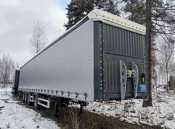 Полуприцеп шторный TIRKON-4A, 16,5 м ворота без борта, 4 оси, стаканы под коники Краснодар