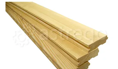 Доска пола 36 мм, ширина 143 мм сорт АВ сосна Краснодар - изображение 1