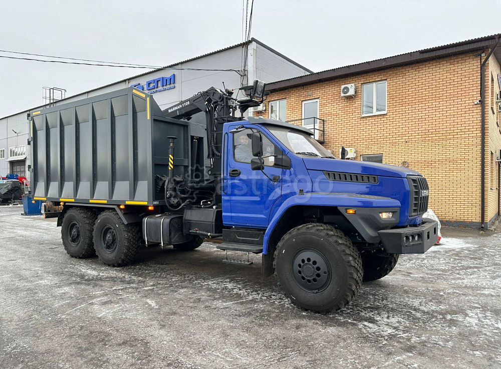 Ломовоз на шасси УРАЛ Next 4320-72 c ГМУ Майман ММ110 Самара - изображение 1