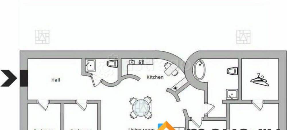 5-комн. квартира, 130 м2, 3/5 эт. Москва - изображение 3