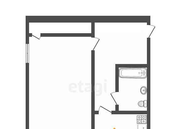 1-комн. квартира, 32.9 м2, 3/3 эт. Бийск