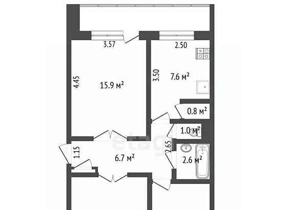 3-комн. квартира, 61.2 м2, 4/5 эт. Котлас