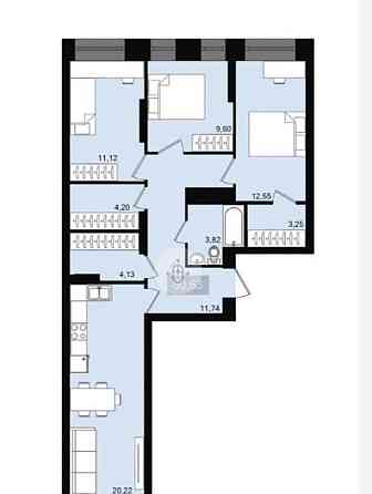 4-комн. квартира, 80.63 м2, 6/20 эт. Красноярск