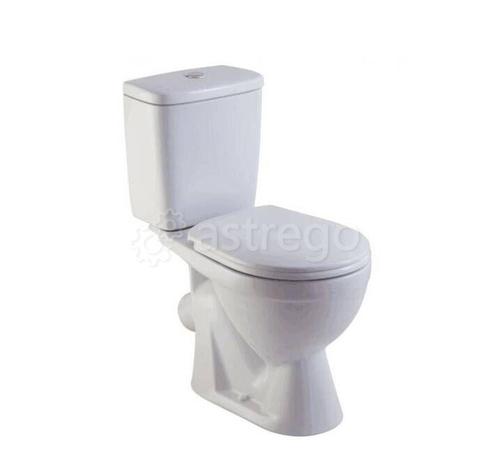 Унитаз-компакт Лира Люкс к/вып н/под 1реж в/к микр Rosa Киров Rosa (Кировская керамика) Москва - изображение 1