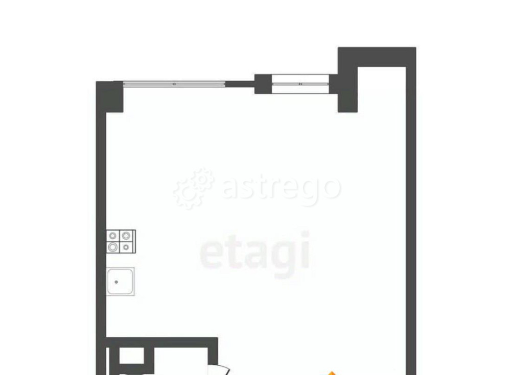 Студия, 47.7 м2, 14/18 эт. Белгород - изображение 4