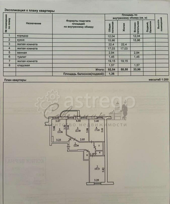 3-комн. квартира, 92.5 м2, 5/8 эт. Старый Оскол - изображение 10