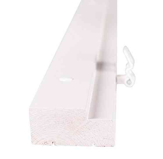 Стоевые однопольной дверной коробки Олови 2 петли М21 Белая крашенная Санкт-Петербург