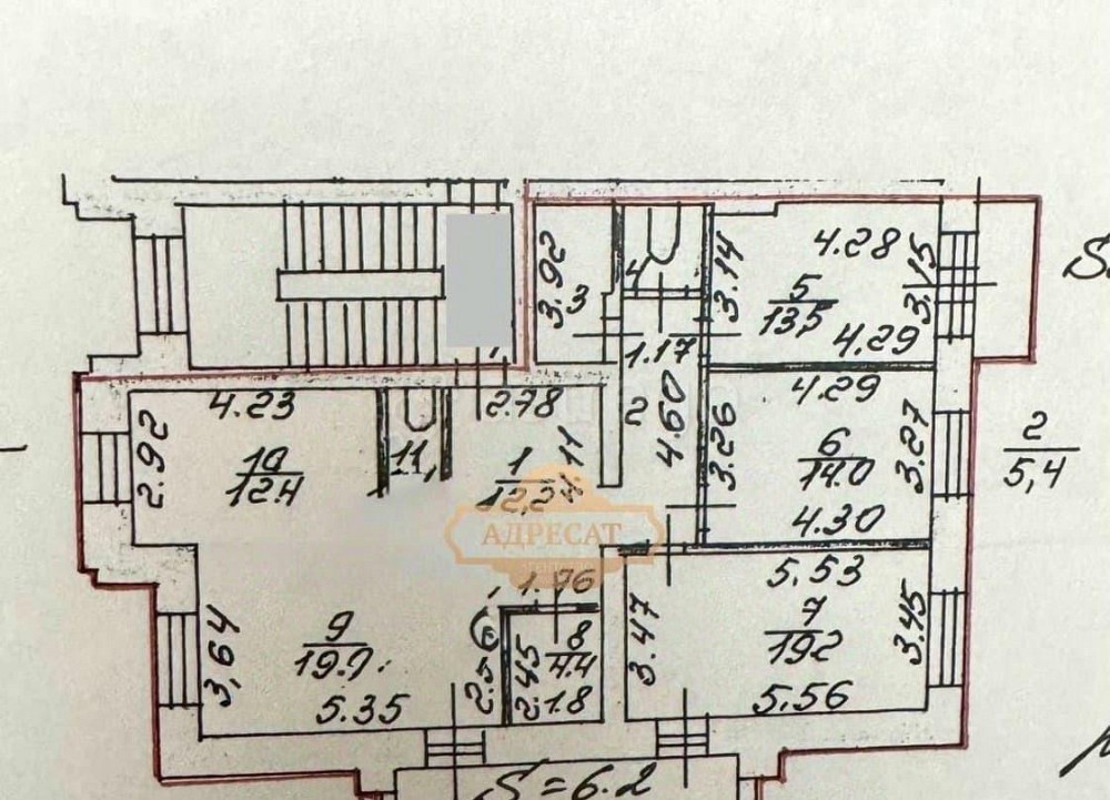 3-комн. квартира, 108.5 м2, 2/5 эт. Санкт-Петербург - изображение 6