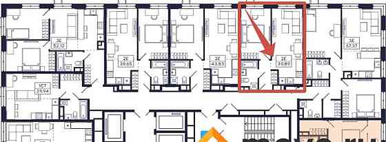 1-комн. квартира, 40 м2, 9/28 эт. Красногорск