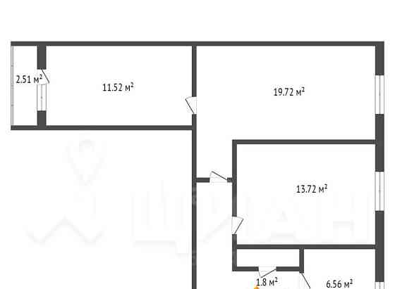 3-комн. квартира, 63 м2, 6/9 эт. Москва