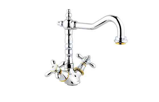 Смеситель для кухни Timo Ritz 0143FK chrome-gold 0143FK-chrome-gold Москва