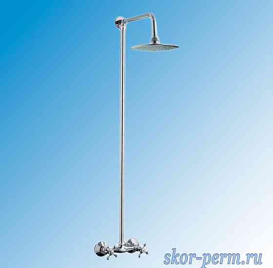 Душевая стойка F2308 FRAP с тропическим душем, без излива Пермь