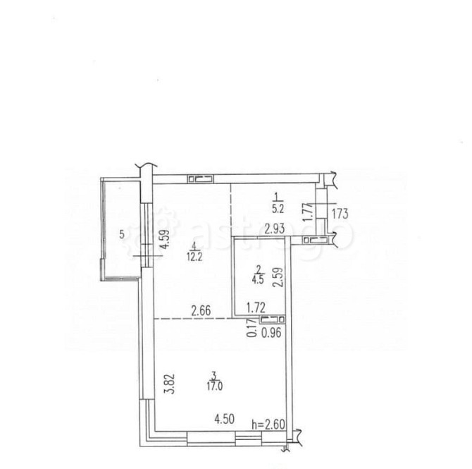 1-комн. квартира, 38.9 м2, 5/16 эт. Барнаул - изображение 5