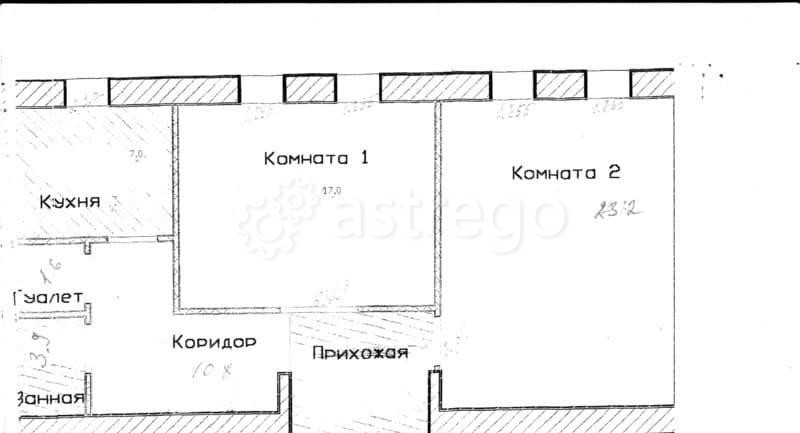 2-комн. квартира, 64.6 м2, 2/4 эт. Подольск - изображение 1