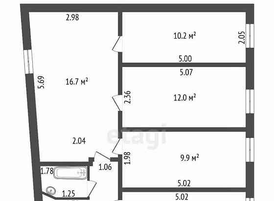 4-комн. квартира, 68.2 м2, 5/6 эт. Санкт-Петербург