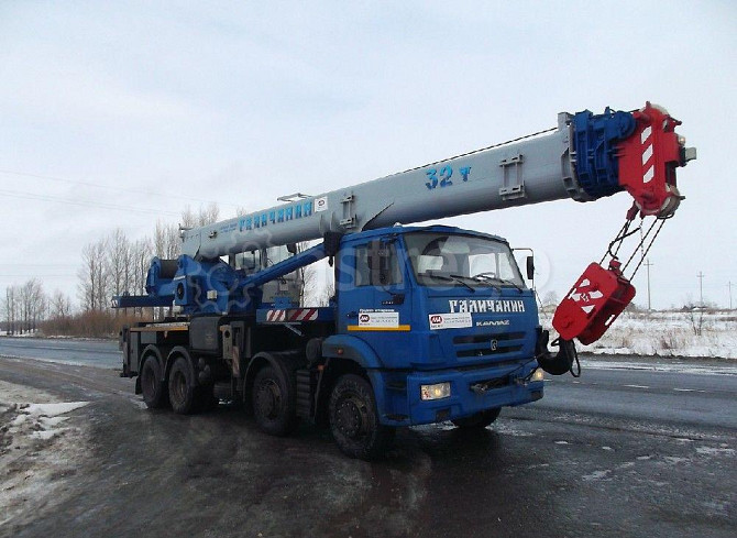 Автокран Галичанин 32 т на шасси КАМАЗ-6540 Самара - изображение 1