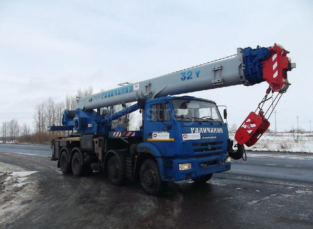 Автокран Галичанин 32 т на шасси КАМАЗ-6540 Самара - изображение 1
