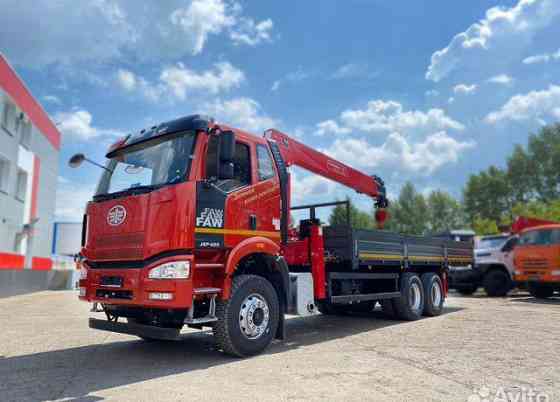 Автомобиль бортовой FAW 3250 6x4 с КМУ, 2024, мощность 420 л.с. Набережные Челны