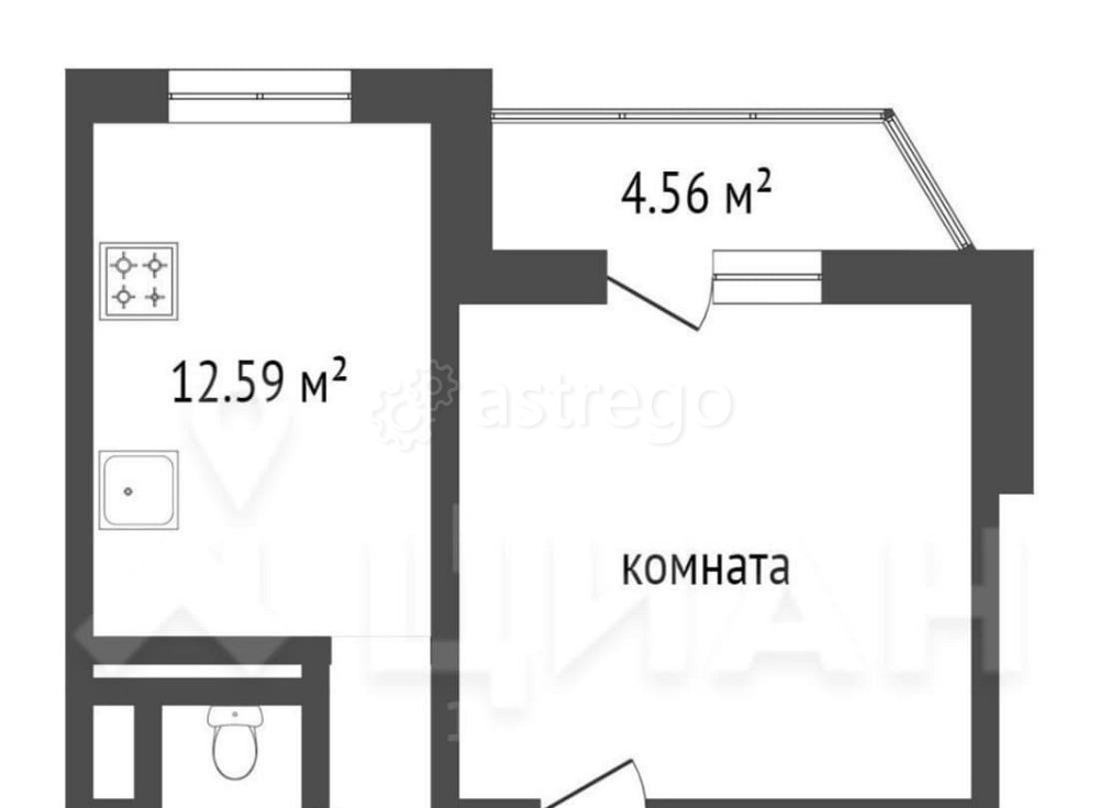 1-комн. квартира, 44.4 м2, 23/25 эт. Балашиха - изображение 3