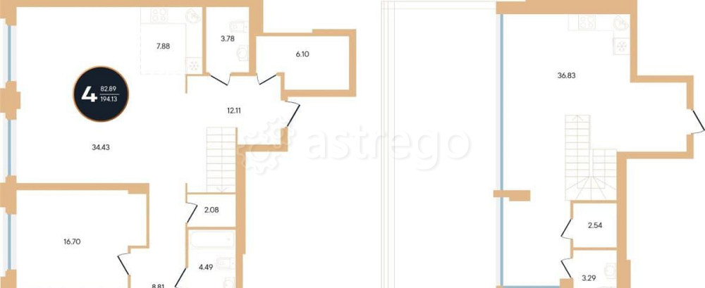 4-комн. квартира, 191 м2, 13/14 эт. Уфа - изображение 1