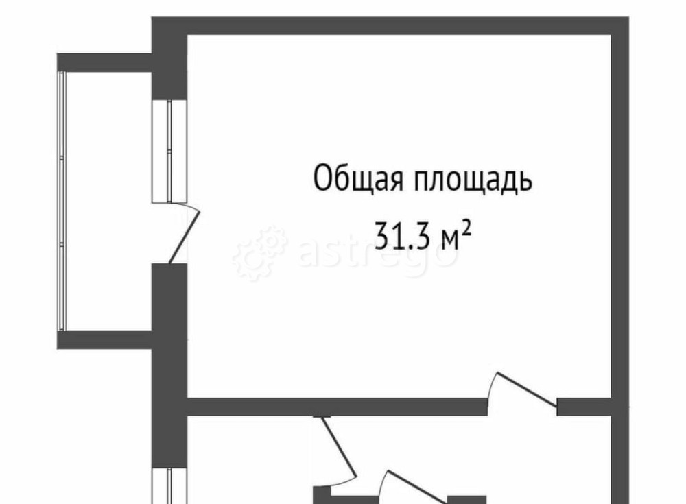 1-комн. квартира, 32 м2, 2/5 эт. Москва - изображение 3
