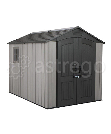 Усиленный пластиковый сарай для дачи LifeTime WoodLook, 79,5 (2,04м*2,75м) Екатеринбург - изображение 1