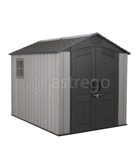 Усиленный пластиковый сарай для дачи LifeTime WoodLook, 79,5 (2,04м*2,75м) Екатеринбург - изображение 1