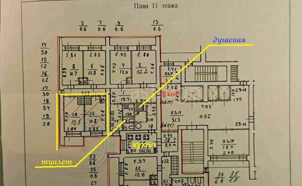 Комната, 11.8 м2, 11/15 эт. Санкт-Петербург - изображение 3