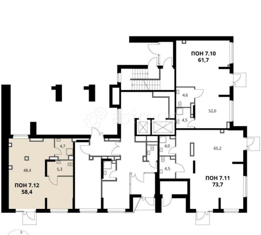 Офис, 58.4 м2 Москва - изображение 1