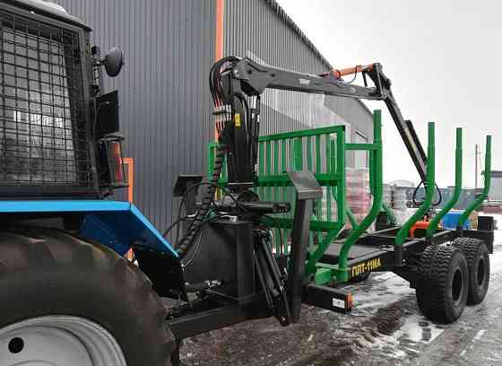 Полуприцеп лесовозный ПЛТ-11МА + манипулятор BMF 720 Санкт-Петербург