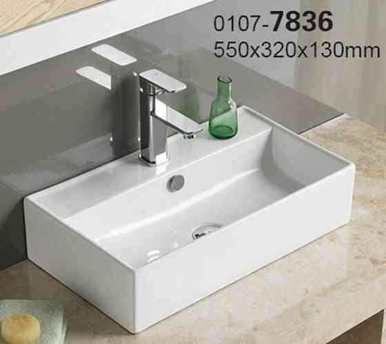 Раковина на столешницу Cerama LUX 7836 (52х32х13) Красноярск
