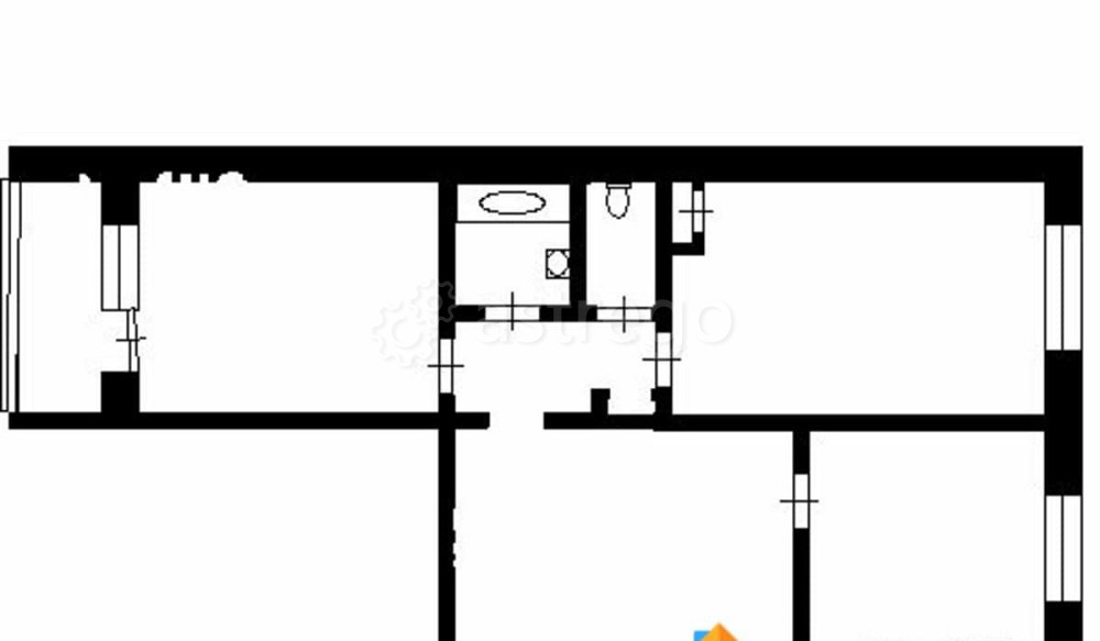 3-комн. квартира, 72 м2, 1/9 эт. Воскресенск - изображение 7