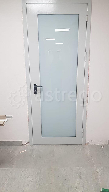 Дверь противопожарная металлическая с остеклением более 25% однопольная Уфа - изображение 1