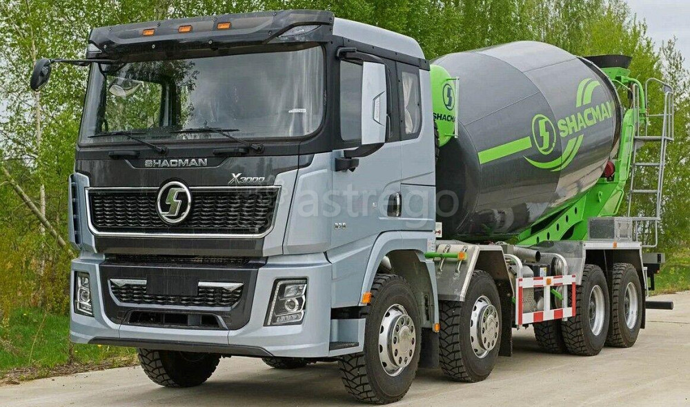 Автобетоносмеситель SHACMAN SX5318GJB6T326 кабина Х3000, 8/4, объем - 12 м3, двигатель: WP12.375E50 Новосибирск - изображение 1