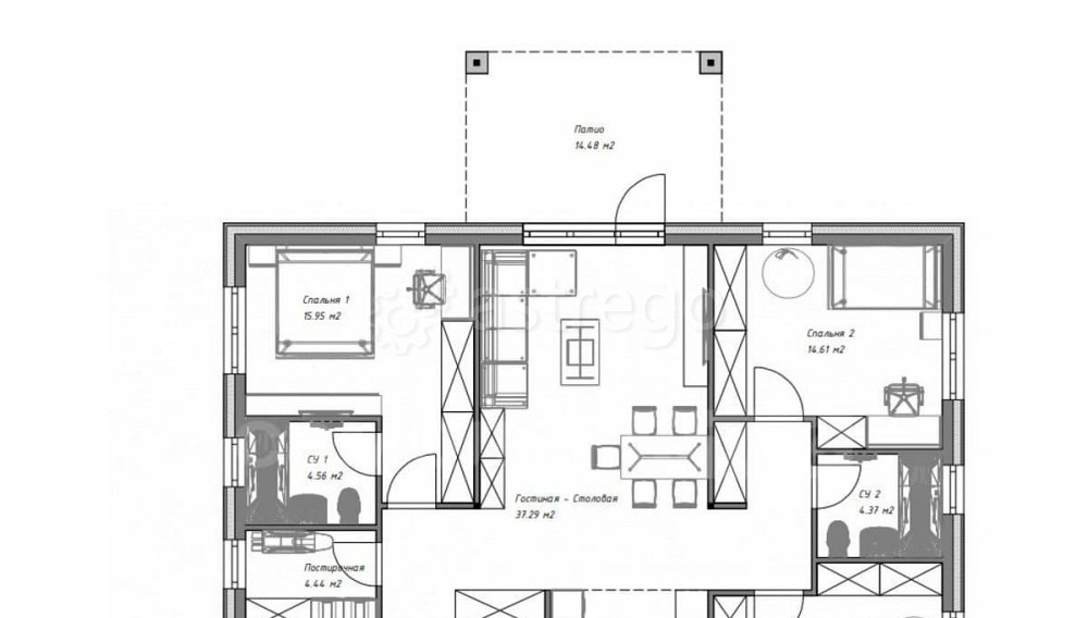 Дом, 137 м2, 10 соток, 1 эт. Наро-Фоминск - изображение 6