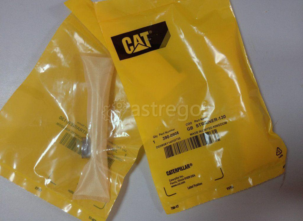 Фильтр топливный сетка в топливный бак 390-0908 САТ 434 Уфа - изображение 1