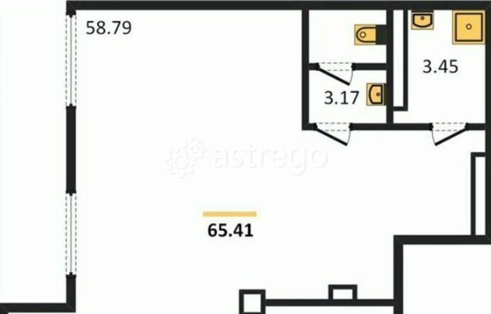 Свободного назначения, 65 м2 Санкт-Петербург - изображение 5
