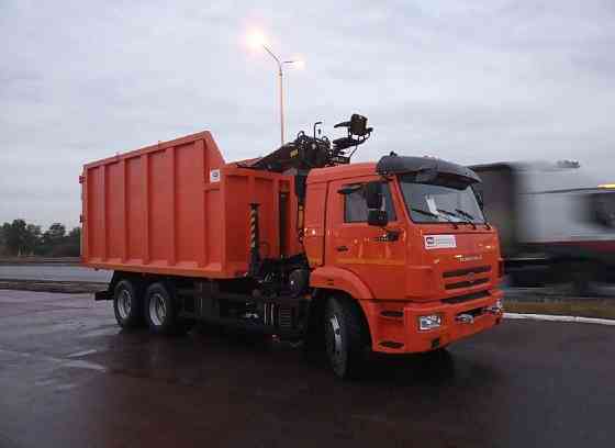 Ломовоз на шасси КАМАЗ 65115 с ГМУ Велмаш VM10L74M Самара