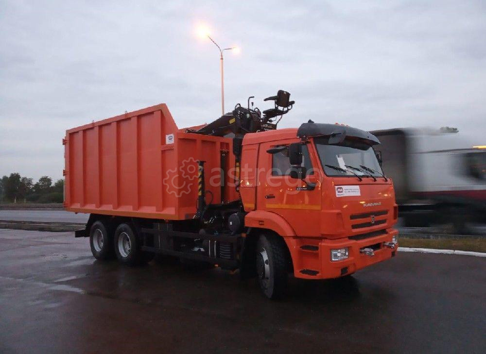 Ломовоз на шасси КАМАЗ 65115 с ГМУ Велмаш VM10L74M Самара - изображение 1