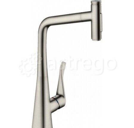 Смеситель для кухни Hansgrohe, Metris Select M71, тип открывания воды - однорычажный 73820800 Москва - изображение 1