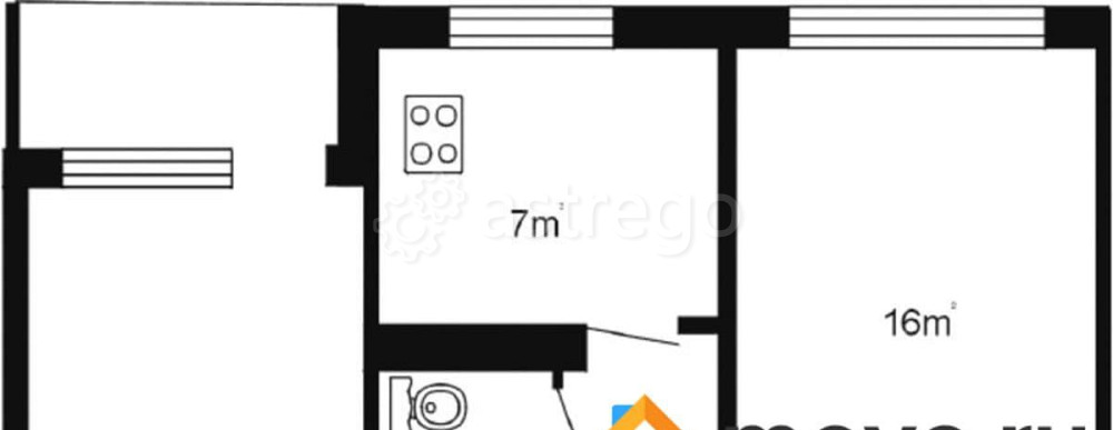 2-комн. квартира, 45 м2, 3/6 эт. Кумертау - изображение 5