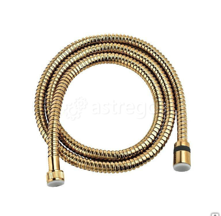 Шланг душевой Lemark LE8037B-Gold, 150 см, TURN-FREE золото Новосибирск - изображение 1