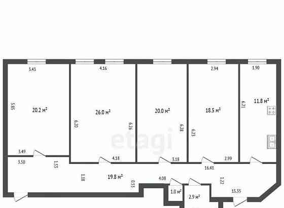4-комн. квартира, 120.2 м2, 7/7 эт. Санкт-Петербург