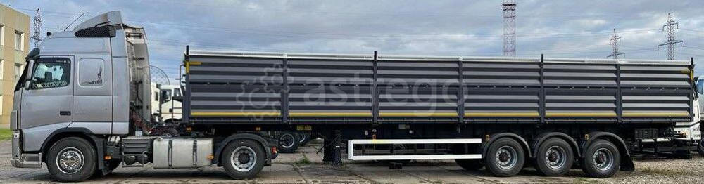 Полуприцеп АВТОМАСТЕР мод. 9576-30S п/п самосвальный зерновоз, 3-оси пр-во SAF, пневмо, V-50,7м3, СС Краснодар - изображение 1