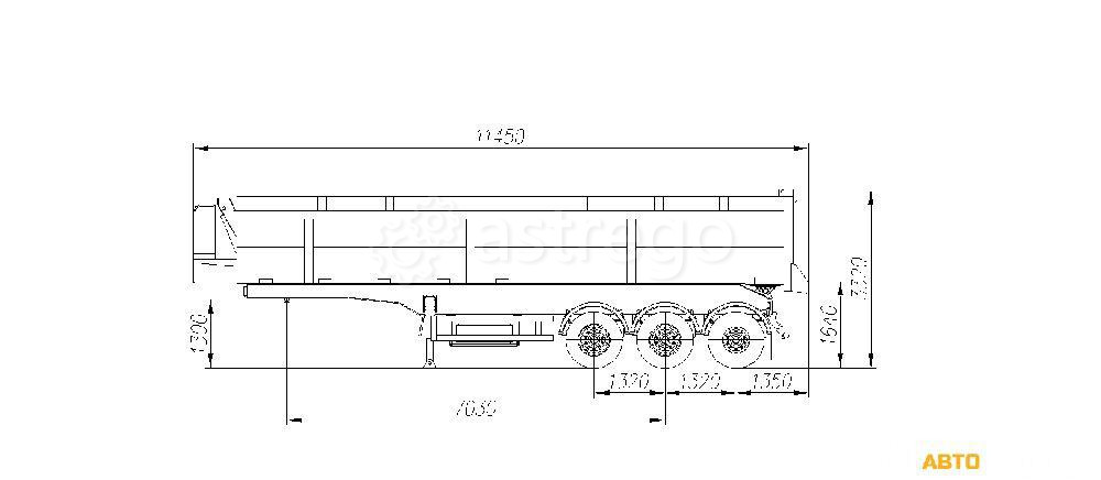 Полуприцеп трехосный самосвальный САТ118С Санкт-Петербург - изображение 1