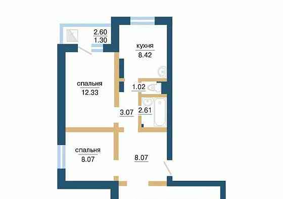 3-комн. квартира, 70.24 м2, 17/17 эт. Красноярск