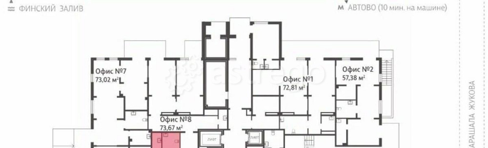 Свободного назначения, 93 м2 Санкт-Петербург - изображение 3